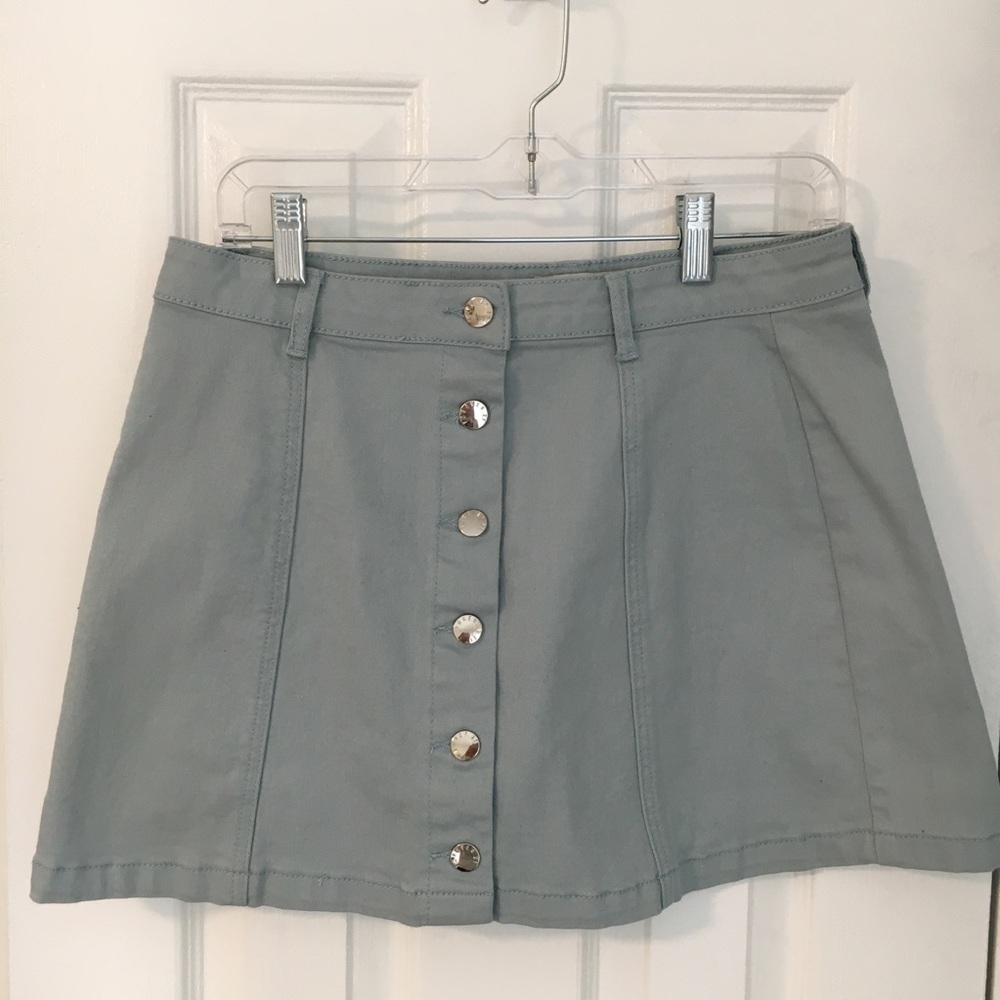 Forever 21 Blue Mini Skirt